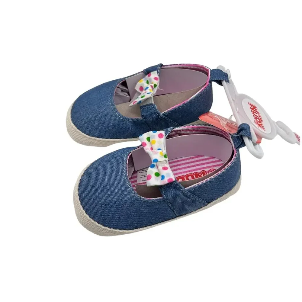 Nuby Infant Boy Baby Shoes Sz 6-12M